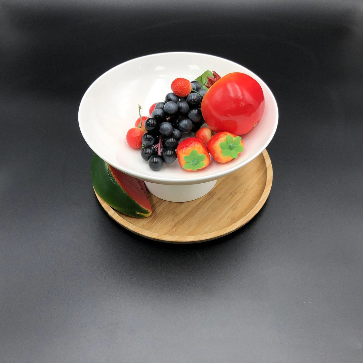 Bianca Porcelain Footed Bowl
